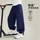 媛媛公主女童長(cháng)款衛褲2025春秋季新款中大童兒童童裝設計感束腳褲