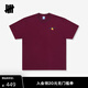 UNDEFEATED五條杠官方春季新品美式潮流LOGO拳套寬松落肩短袖T恤 紅色 M