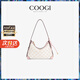 COOGI包包女款2025年品牌輕奢侈女士包包生日七夕情人節(jié)禮物送女友老婆 桃粉色