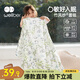 威爾貝魯（WELLBER）嬰兒夏涼被子寶寶雙層竹棉紗布幼兒園蓋毯子 熊貓140*100cm