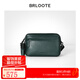 巴魯特（Brloote）時(shí)尚斜挎包男士墨綠色頭層牛皮商務(wù)手拿包包 墨綠