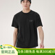 始祖鳥(niǎo)（ARC'TERYX）新款Kragg SL Cotton Shirt SS 男士T恤短袖運(yùn)動(dòng)襯衫夏季圓領(lǐng)休閑 Black黑 黑色 M