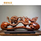 菲斯鉑亞金絲楠木大型根雕擺件雕刻工藝品招財龍落地家居開(kāi)業(yè)送禮生意興隆 巴花（龍騰盛世）長(cháng)113寬20高52