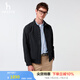 哈吉斯（HAZZYS）男裝 春季簡約男外套立領(lǐng)戶外休閑夾克男ASVZU0CAF01 藏青色NV XL （180/100A 50）