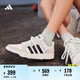 adidas ENTRAP休閑低幫運動板鞋男女少年感復古籃球鞋阿迪達斯 白色/黑色/礬土棕     39