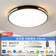 吸頂燈全屋燈具大全2025款客廳臥室燈餐廳燈led現代簡(jiǎn)約大氣主燈 黑圓40cm無(wú)極調光