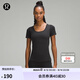 lululemon丨Ebb to Street 女士運(yùn)動(dòng)短袖 T 恤 LW3FEJS 運(yùn)動(dòng)上衣 黑色 XXS /2