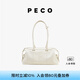 PECO989小丑保齡球包植鞣皮油蠟長(zhǎng)柄手拎腋下包法棍超火波士頓包 糖霜白頭層半樹(shù)膏小牛預(yù)售15天