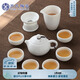 蘇氏陶瓷（SUSHI CERAMICS）羊脂玉白瓷功夫茶具套裝德化中國白功夫茶杯泡茶壺款禮盒裝J0437