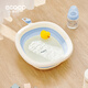 ecoco意可可洗臉盆家用盆子塑料洗衣盆小號產(chǎn)婦兒童洗屁屁洗腳可折疊盆E24097