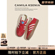 CAMILA KSENIA阿甘鞋女士2025新款夏季時(shí)尚百搭厚底德訓(xùn)鞋紅色系休閑運(yùn)動(dòng)鞋子 紅色 36