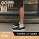 愛步（ECCO）休閑鞋男 2025年新品舒適一腳蹬板鞋牛皮男鞋 柔酷60周年525454 黑色52545401001 42