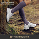 愛步（ECCO）BIOM C蹤跡 透氣厚底老爹鞋戶外徒步運(yùn)動鞋女 健步803223 銀色38