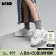 MIO【宋亞軒同款】米奧小白休閑鞋厚底板鞋運(yùn)動(dòng)情侶溶解女鞋男老爹鞋 白色 （李昀銳同款） 37