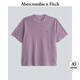ABERCROMBIE & FITCH【基礎(chǔ)多色T】男裝25夏季新款經(jīng)典小麋鹿棉質(zhì)短袖T恤KI124-9235 紫紅色 M (180/100A)