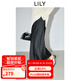 LILY【微光半裙】2025春新款女裝輕奢氣質垂感雙面緞魚尾裙半身裙 510黑 M