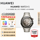 華為（HUAWEI）WATCH 5 智能手表 鴻蒙AI獨立通話eSIM手勢操控指尖血氧呼吸監(jiān)測長續(xù)航腕上小藝【華為官方授權】 46mm大表鈦空銀 鈦合金表殼 官方標配