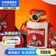 杯具熊（BEDDYBEAR）兒童保溫杯316不銹鋼吸管直飲保溫壺男女寶寶學(xué)生上學(xué)水杯 圈圈兒童壺-蓋亞奧特曼480ml