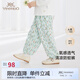 英氏（YEEHOO）童裝兒童褲子防蚊褲夏季男女童長(cháng)褲戶(hù)外休閑舒適束腳褲