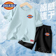 Dickies童裝男童夏裝套裝中小童涼感速干T恤兒童夏季薄款兩件套帥氣