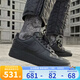 耐克（NIKE）官方男鞋AIR FORCE 1'07 AF1 黑色空軍一號運動鞋低幫休閑鞋板鞋  CW2288-001 43