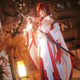 班貝智上杉繪梨衣cos服角色扮演cosplay動(dòng)漫周邊全套女裝卡塞爾之門(mén)漫展 全套+配飾+假發(fā)+木屐+武士刀 M
