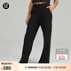 lululemon丨Loungeful 女士休閑直筒長褲 LW5EK3S 黑色 XL /12
