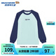 Skechers斯凱奇男女童長(zhǎng)袖T恤打底衫大童寬松衛(wèi)衣運(yùn)動(dòng)上衣L125K006