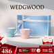 WEDGWOOD[七夕禮物]歡愉假日馬克杯情侶對杯杯子水杯咖啡杯高顏值 歡愉假日藍粉馬克杯 2個 350ml