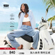 Levi's【商場同款】冰酷系列25春夏新款女士BAGGY直筒牛仔褲A3494 淺藍色 24 (32)