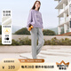 香影衛(wèi)褲女加絨加厚褲子秋冬季2024新款束腳褲灰色抽繩休閑運(yùn)動(dòng)褲 灰色 S