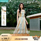 茵曼度假風(fēng)歐若風(fēng)無(wú)袖連衣裙2025夏季女裝新品純色寬松氣質(zhì)長(zhǎng)裙子 五彩斑斕 M
