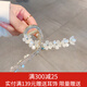 向晚發(fā)夾發(fā)卡花朵大號(hào)水鉆抓夾金屬發(fā)夾后腦勺發(fā)抓夾子頭飾鯊魚夾發(fā)卡