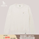 哈吉斯（HAZZYS）女裝 春秋款女【PHIZ系列】素色簡(jiǎn)約羊毛衫女 米黃色OW（圓領(lǐng)） M (160/84A 38)