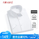 凡客誠品（VANCL）純色商務(wù)正裝男士免燙棉質(zhì)休閑上衣白襯衣 短-白色 41