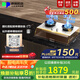 德普凱信2025年新品灶具D5MAX嵌入式智能防干燒燃?xì)庠铍p邊定時煙灶聯(lián)動5700W大火力脈沖電子點火猛火燃?xì)庠?【定時防干燒5.7kW】皓月白D5MAX 天然氣