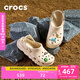 卡駱馳crocs蝸輪洞洞鞋男女同款戶外休閑鞋|208776 水泥灰-160 41 /42(260mm)