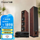 CHQIAO 家庭ktv音響 hifi功放 三分頻落地無源音箱 家庭影院套裝 客廳家用音響 組合功放音響套裝 2號主箱+5.1功放/600W