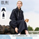 香影休閑衛(wèi)衣套裝裙女2025春季新款上衣半身裙運動風藏青色兩件套 藏青 S