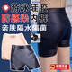 JCZS女生游泳防感染內(nèi)褲硅膠泳褲女性私處溫泉防止神器隔離私密防水貼 【平角防感染泳褲】黑色