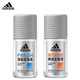 阿迪達(dá)斯走珠凈爽香體液止汗露 清新50ml+暢爽50ml【男士】