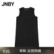 JNBY/江南布衣【輕禮服系列】春秋季連衣裙H型提花無袖5O8G1601H 001/本黑 L