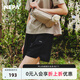 NEPA耐葩2024年春夏新品戶外運動女士彈力梭織冷感短褲7K41726 黑色C01 160 63A（065）
