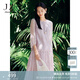 玖姿·安娜蔻歐若度假風(fēng)氣質(zhì)歐根紗植絨輕薄上衣女2025夏季新款 淺紫 L