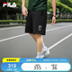 FILA XTIMLAHAN斐樂針織男子五分褲2025夏季短褲寬松運動褲