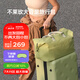 不萊玫大容量旅行包女健身包出差行李包男輕便 芥末綠色 20L