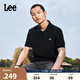 Lee25早春新品舒適版防曬紫外線翻領(lǐng)Logo織標(biāo)男短袖polo衫