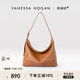 VANESSA HOGAN【張雅欽同款】VH女包欣冉hobo包頭層植鞣牛皮質(zhì)感斜挎腋下單肩包