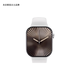 2025新款華HUAWE為通用手機(jī)watch gt5x智能手表女士血壓心率運(yùn)動(dòng) XS9白色表帶銀色手表接撥打電話NFC支付 適合蘋果OPPO手機(jī)等使用