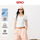 SPAOSP方領修身短袖T恤2025夏季新款簡約運動風上衣SPDX25AT02XY